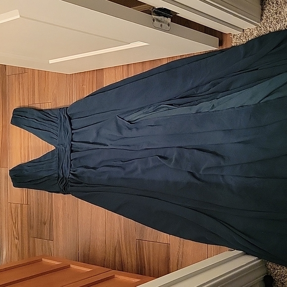 Lulu's Hunter Green Maxi Dress, M - Picture 2 of 2